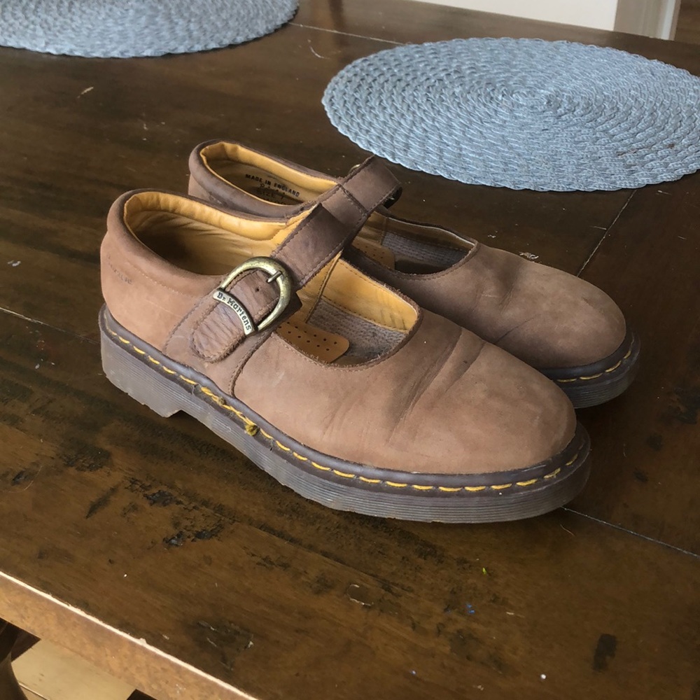 Dr. Martens Mary Janes brown great condition